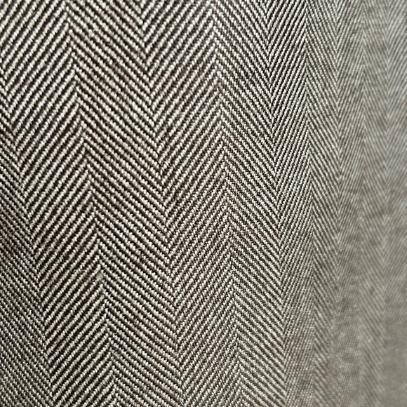 VTG Ralph By Ralph Lauren 48R 100% Silk Herringbone Blazer Jacket Sports Coat - Picture 4 of 12